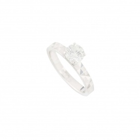 White Gold Diamond Ring 0.65ct I/SI3